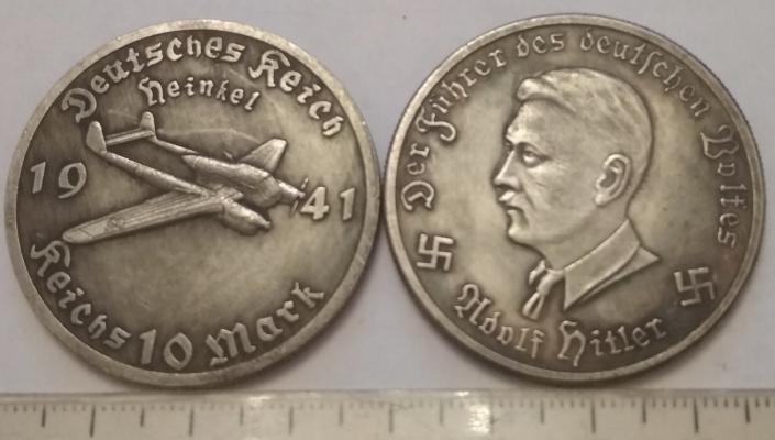 10 марок 1941 года "Хайнкел"