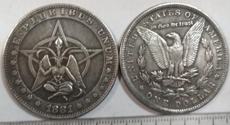 Монета бродяг США N24