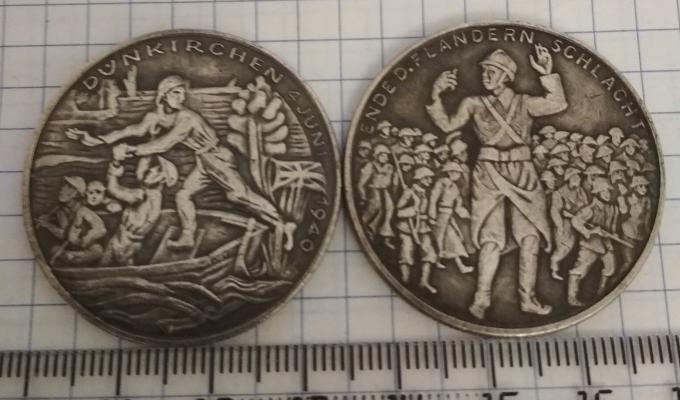 Медали "Конец битвы фландров" 1932 года