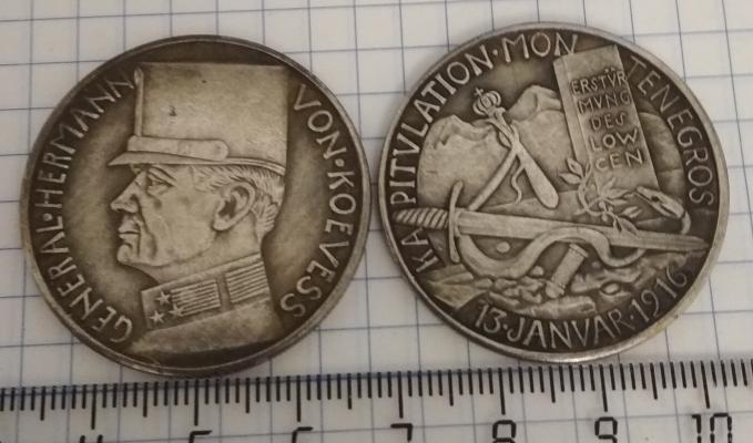 Медаль "Генерал Герман Фон Ковесс" 1916 года